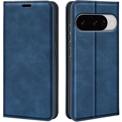 Mobigear Retro Slim Google Pixel 10 Pro Plånboksfodral med sedelfack - Mörkblå