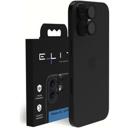 Elite iPhone 16 Plus Vetro Protezione obiettivo fotocamera - Compatibile con le cover - Nero