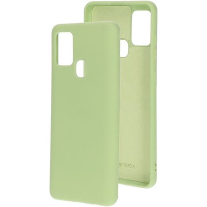 Mobiparts Samsung Galaxy A21s Silikon Skal - Pistache Green