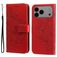 Mobigear Flowers iPhone 17 Pro Max Wallet case - Red