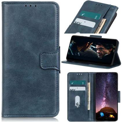 Mobigear Classy POCO F4 Wallet case - Blue