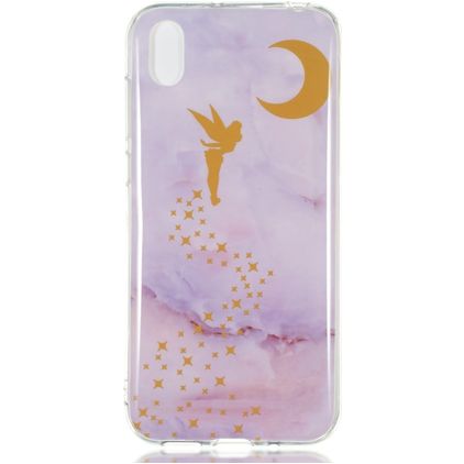 Mobigear Marble Huawei Y5 (2019) Flexibel TPU Skal - Elf