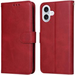 Mobigear Wallet iPhone 17 Plånboksfodral med sedelfack - Röd