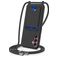 Mobigear Lanyard Card Samsung Galaxy S24 FE Silikone Cover med snor og kortholder - Sort