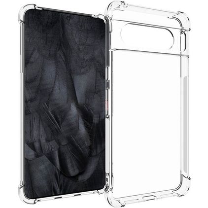 Mobigear Cushion Clear Google Pixel 8 Pro Elastyczne TPU Etui plecki Wstrząsoodporne - Przezroczysty