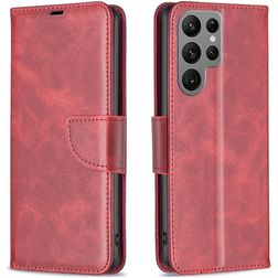 Mobigear Excellent Samsung Galaxy S24 Ultra Wallet case - Red