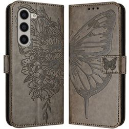 Mobigear Butterfly Samsung Galaxy Z Fold 6 Plånboksfodral med sedelfack - Grå