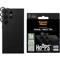 PanzerGlass Ceramic Hoops Samsung Galaxy S25 Ultra Härdat glas Kameralinsskydd - Skalvänligt