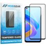 Mobigear Premium OPPO A76 Glas Skærmbeskytter - Case Friendly - Sort