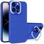 Mobigear Cube iPhone 14 Pro Max Tvrdý plast Zadní kryt se stojánkem - Modrá