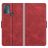 Mobigear Slim Magnet Motorola Moto G50 Capa livro Carteira - Vermelho