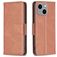 Mobigear Excellent iPhone 15 Plus Capa livro Carteira - Castanho