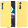 Mobigear Rubber Touch Motorola Edge 30 Silicona Carcasa - Amarillo
