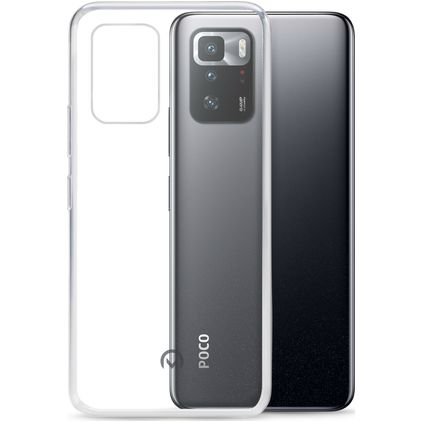 Mobilize Gelly Transparente POCO X3 GT TPU flexible Carcasa - Transparente