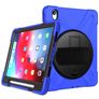 Mobigear SureGrip XGuard iPad Pro 11 Inch (2025) Case Plastic / Silicone Back cover + Stylus Holder + Shoulder Strap + Stand - Blue