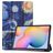 Mobigear Tri-Fold Samsung Galaxy Tab S6 Lite Lompakkokotelo - The Starry Night