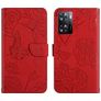 Mobigear Butterfly Realme Narzo 50 5G Funda tipo libro Cartera - Rojo