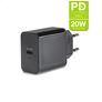 Mobilize Single USB-C Laturi Power Delivery 20W - Musta