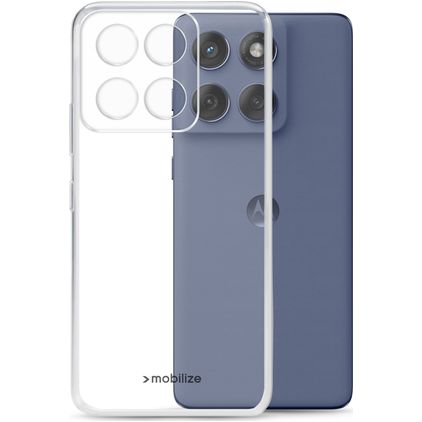 Mobilize Gelly Transparent Motorola Edge 60 Fusion Flexibel TPU Skal - Transparent