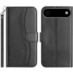 Mobigear S Line iPhone Air Cover a libro portafoglio - Nero