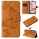 Mobigear Butterfly iPhone 16 Plus Lompakkokotelo + Setelitasku - Konjakki