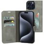 Mobiparts Classic Wallet iPhone 15 Pro Max Cover a libro portafoglio - Granite Grey