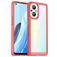 Mobigear Crystal OPPO Reno 7 Lite Hardcase Back cover - Trasparente / Rosso