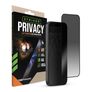 Striker Xtreme Impact Privacy iPhone 17e Glas Skærmbeskytter - Case Friendly - Sort