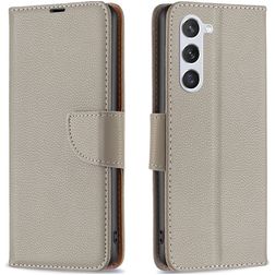 Mobigear Excellent Samsung Galaxy S23 Funda tipo libro Cartera - Gris