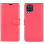 Mobigear Classic Samsung Galaxy A12 Lompakkokotelo + Setelitasku - Punainen