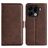 Mobigear Slim Magnet OPPO Find X9 Pro Plånboksfodral med sedelfack - Brun