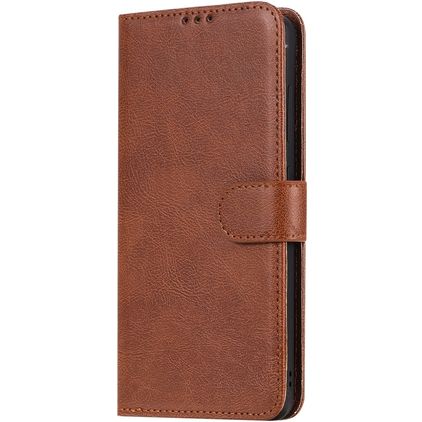 Mobigear Premium Samsung Galaxy A51 Cover a libro portafoglio - Marrone
