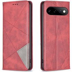 Mobigear Rhombus Slim Google Pixel 11 Plånboksfodral - Röd