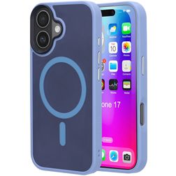 Mobiparts Hardcover iPhone 17 MagSafe Hårdt Bagsidecover - Satin Light Blue