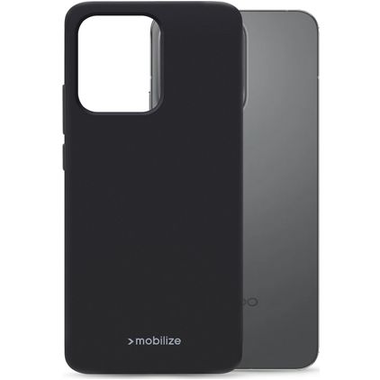 Mobilize Rubber Gelly OPPO Reno 14 Pro TPU flexível Capa traseira - Preto