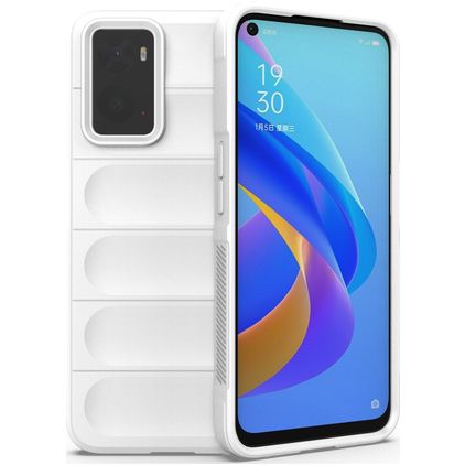 Mobigear Bumpy Realme 9i Flexibel TPU Skal - Vit