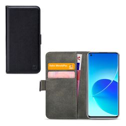 Mobilize Classic Gelly Wallet OPPO Reno 6 5G Lompakkokotelo + Setelitasku - Musta
