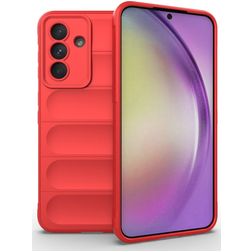 Mobigear Bumpy Samsung Galaxy A56 Elastyczne TPU Etui plecki - Czerwony