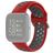 Mobigear Sport Plus Buckle Silikone Fitbit Versa 2 Urrem Spændelås - Rød / Grå