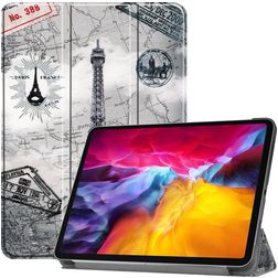 Mobigear Tri-Fold iPad Pro 11 pollici (2022) Cover a libro - Eiffel Tower