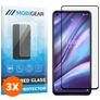 Mobigear Premium Wiko View 5 Tempered Glass Screen Protector - Case Friendly - Black (3-Pack)
