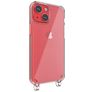 Mobigear Mix & Match Transparente iPhone 13 Mini TPU flexible Funda con cuerda - Transparente