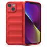 Mobigear Bumpy iPhone 14 Flexibilní TPU Zadní kryt - Červená
