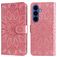 Mobigear Sunflower Samsung Galaxy S26 Plus Funda tipo libro Cartera - Oro rosa