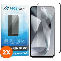 Mobigear Premium Samsung Galaxy S24 Tempered Glass Screen Protector - Case Friendly (2-Pack)