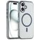 Mobigear Shockproof iPhone 16 Plus MagSafe Fleksibel TPU Bagsidecover - Mørkeblå