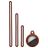 Mobigear Lanyard Apple AirTag Case Flexible Silicone - Brown