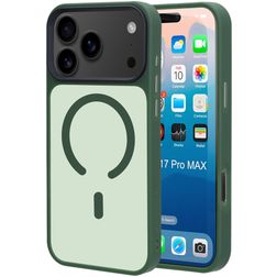Mobiparts Hardcover iPhone 17 Pro Max MagSafe Hardcase Etui plecki - Satin Green