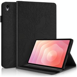 Mobigear Tree Samsung Galaxy Tab S11 Wallet case + Stylus Holder - Black
