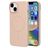 Mobiparts Slim Line iPhone 14 MagSafe Plástico rígido Capa traseira - Dune Sand